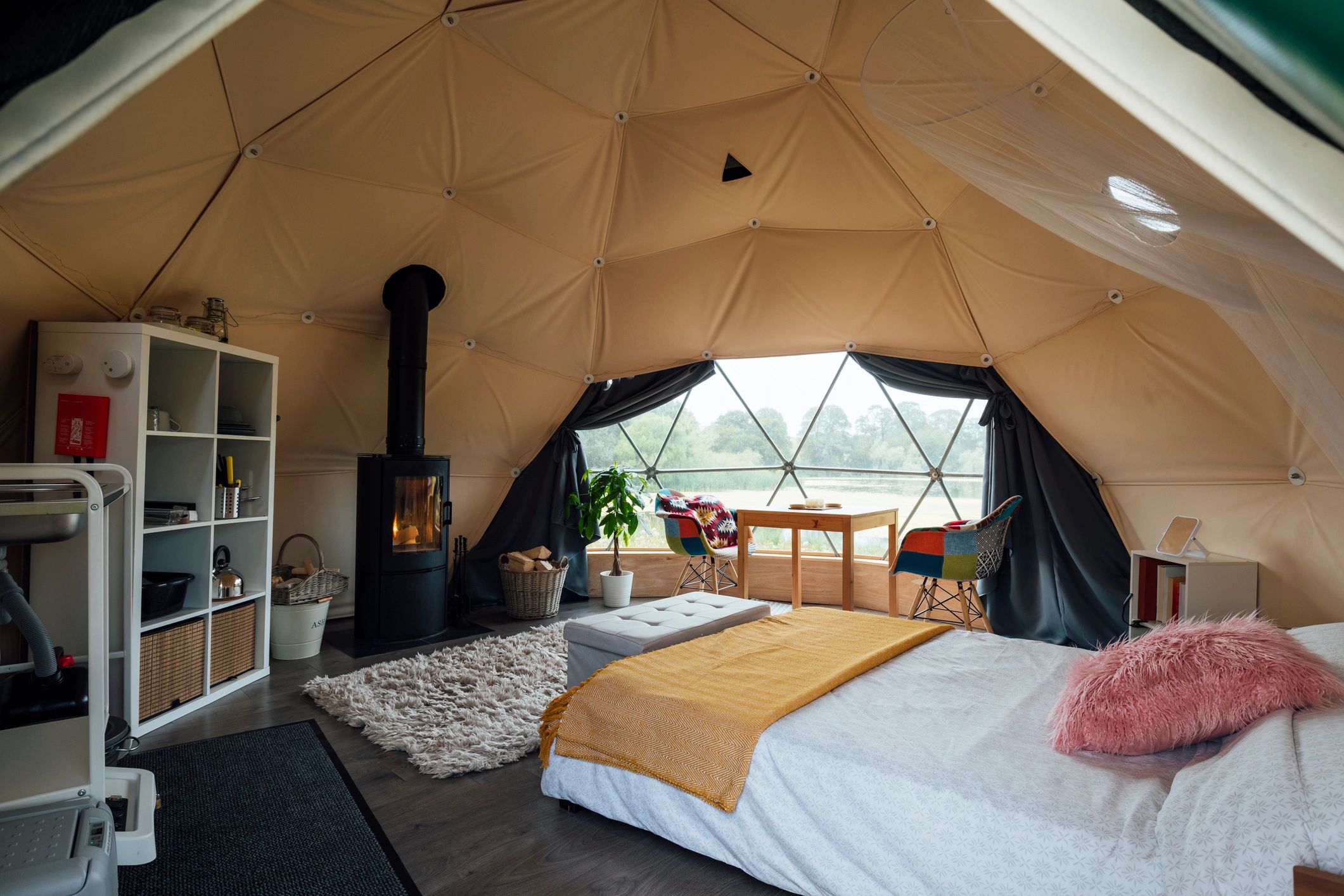luxury dome retreat outdoor glamping