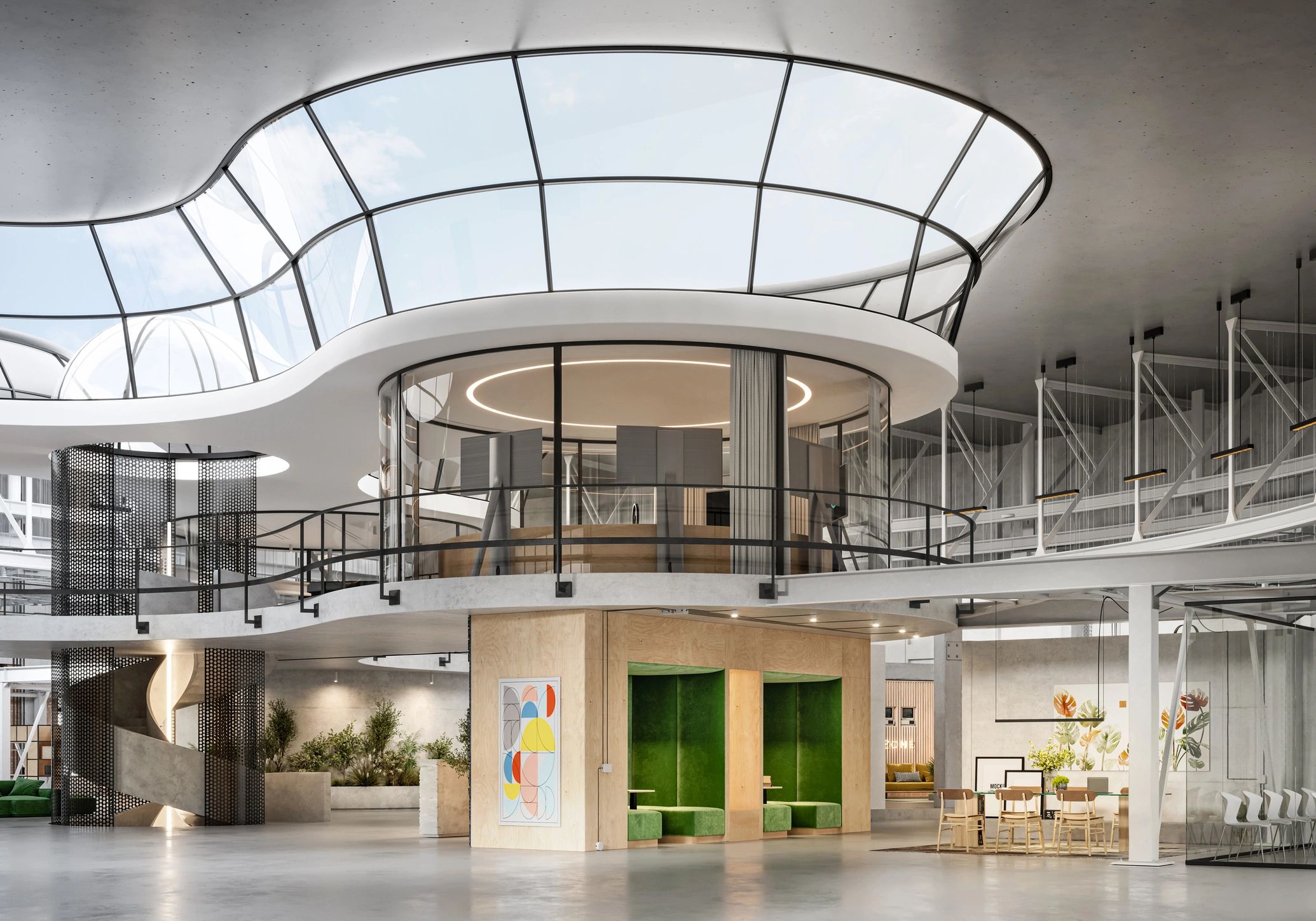 dome showroom interior