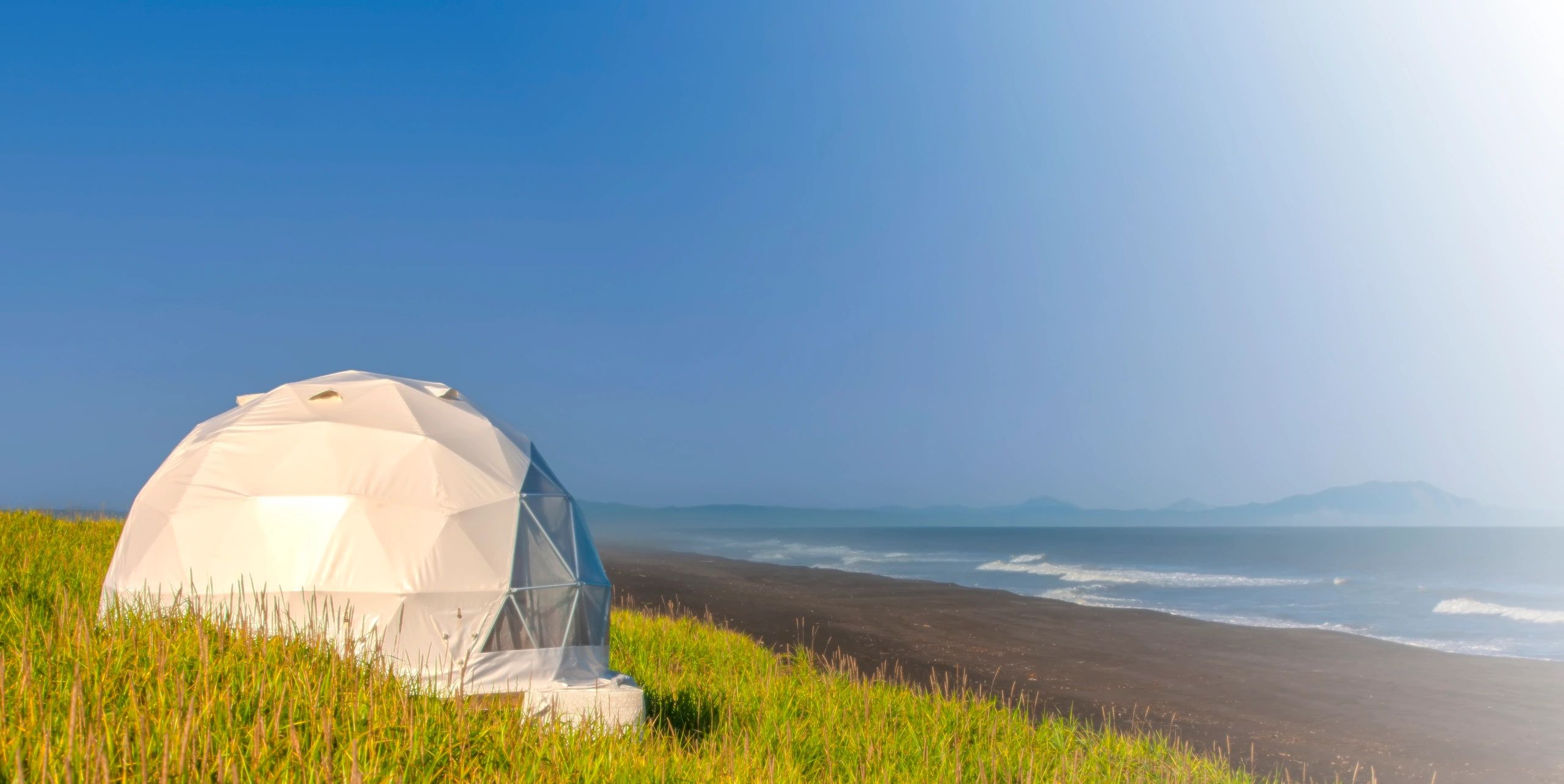 eco-friendly geodome accommodations