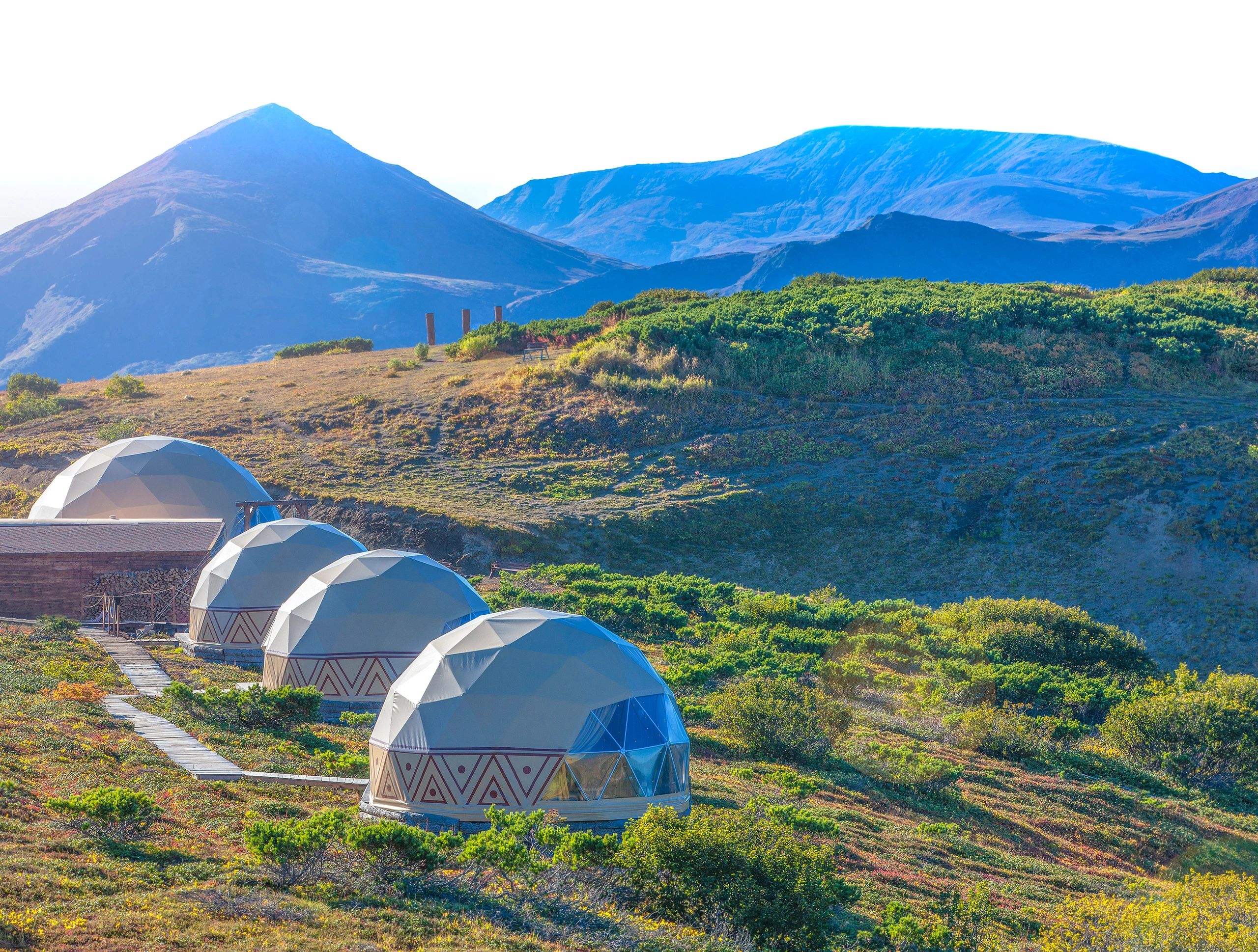 eco-friendly geodome accommodations