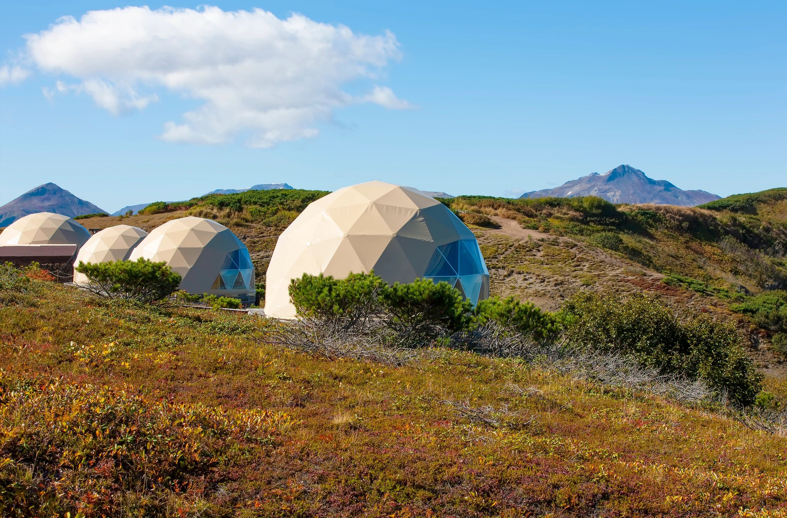 eco-friendly geodome accommodations