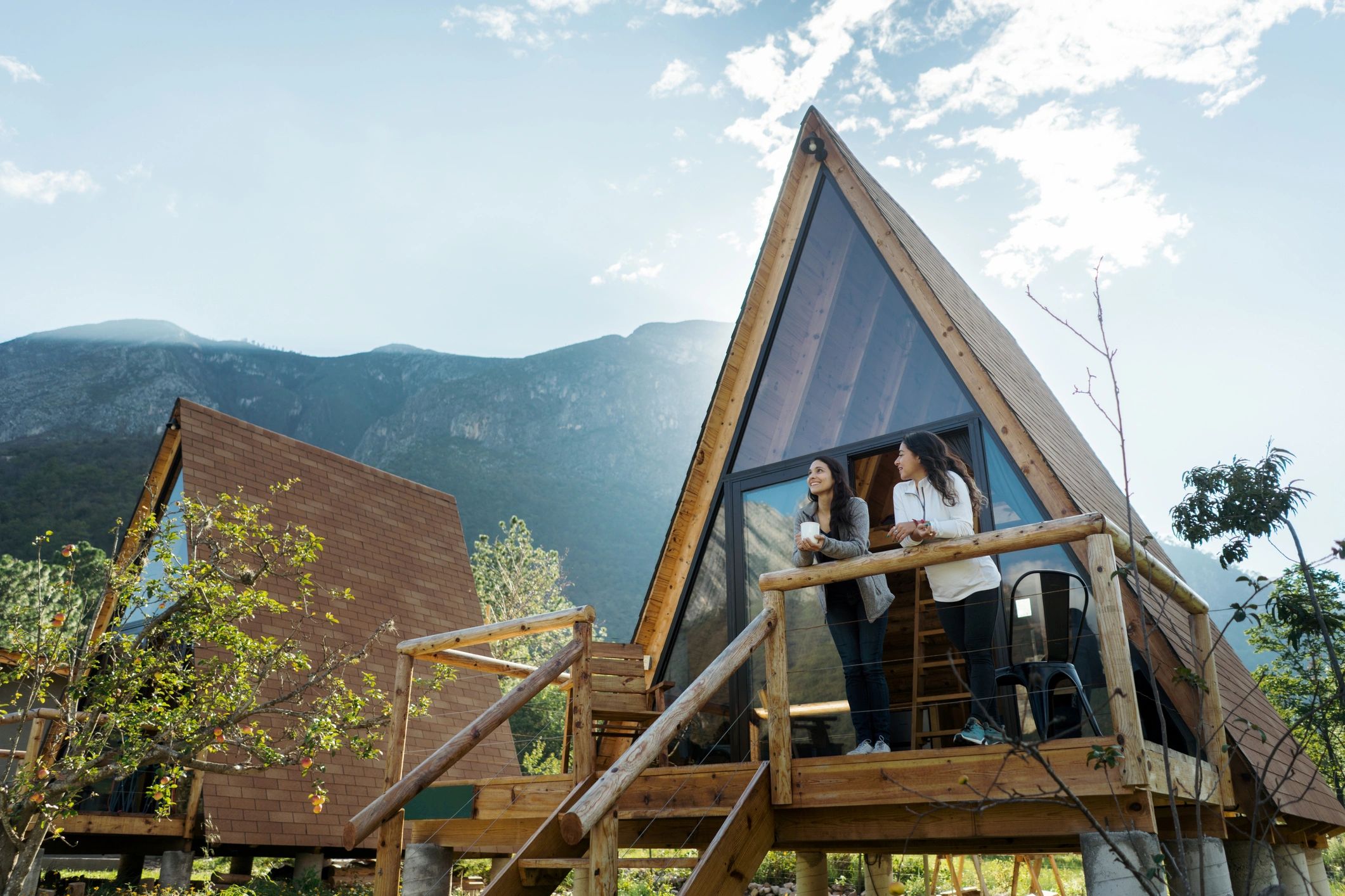 eco-friendly dome cabin outdoors