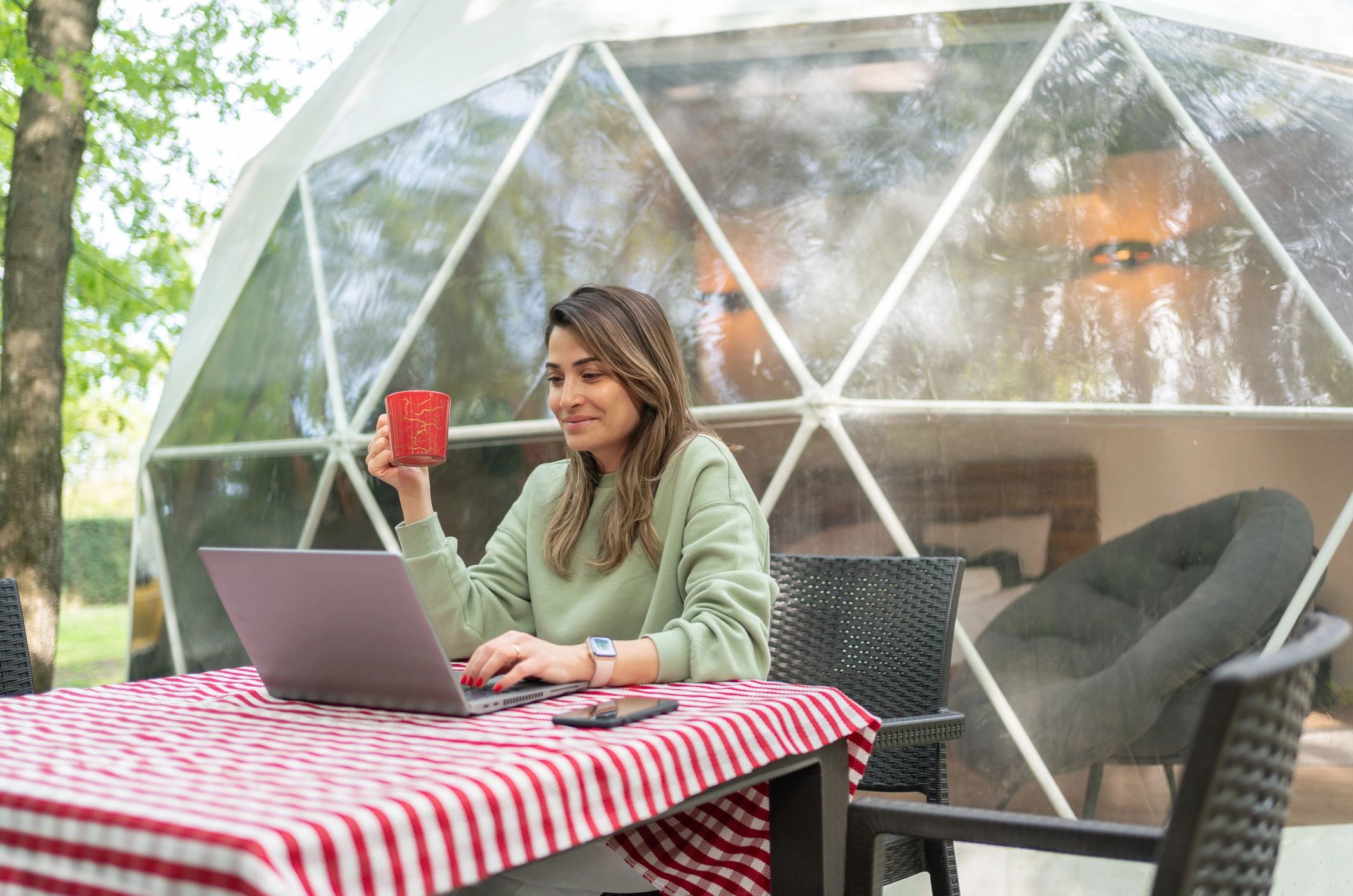 glamping dome tour