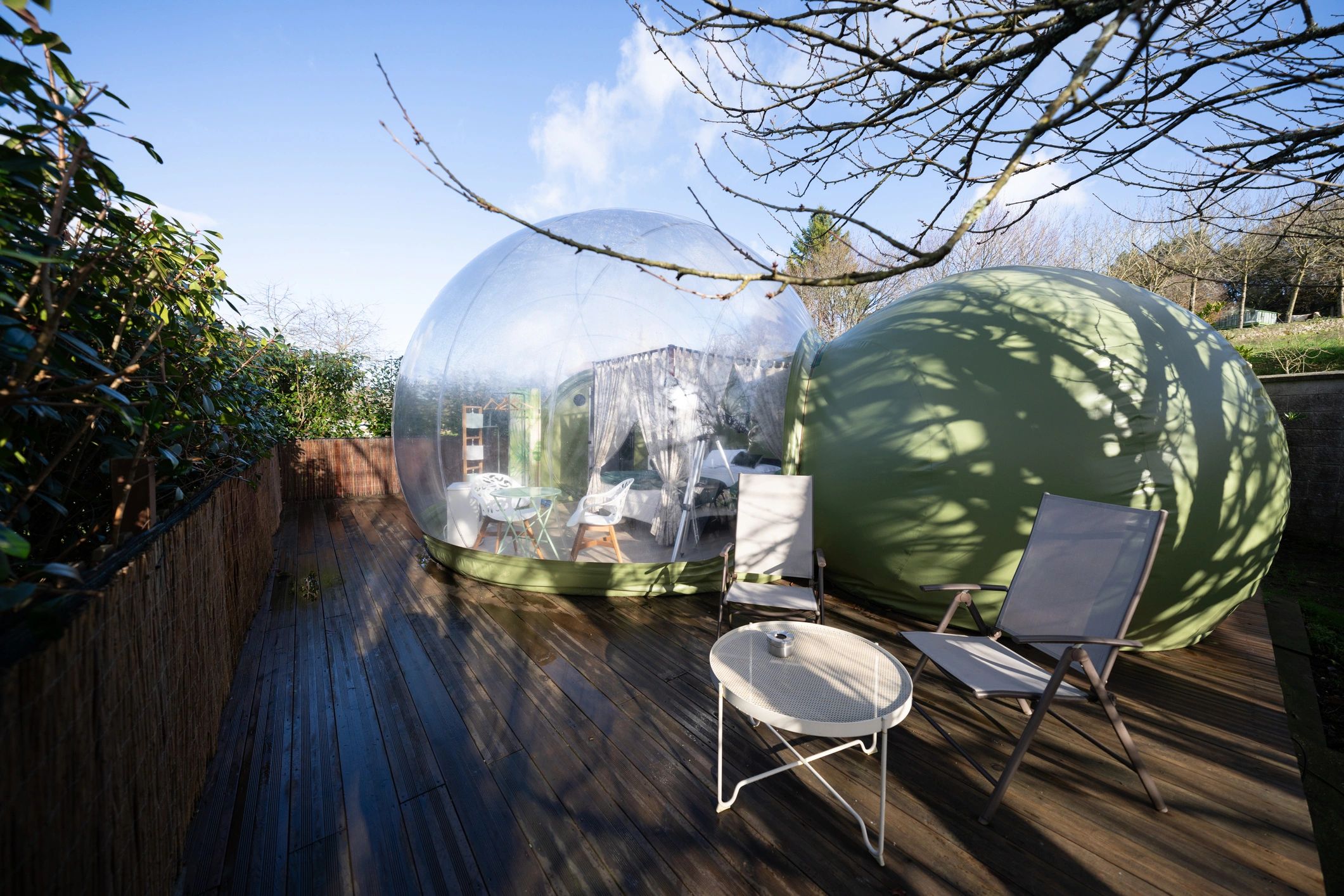 luxury dome retreat outdoor glamping